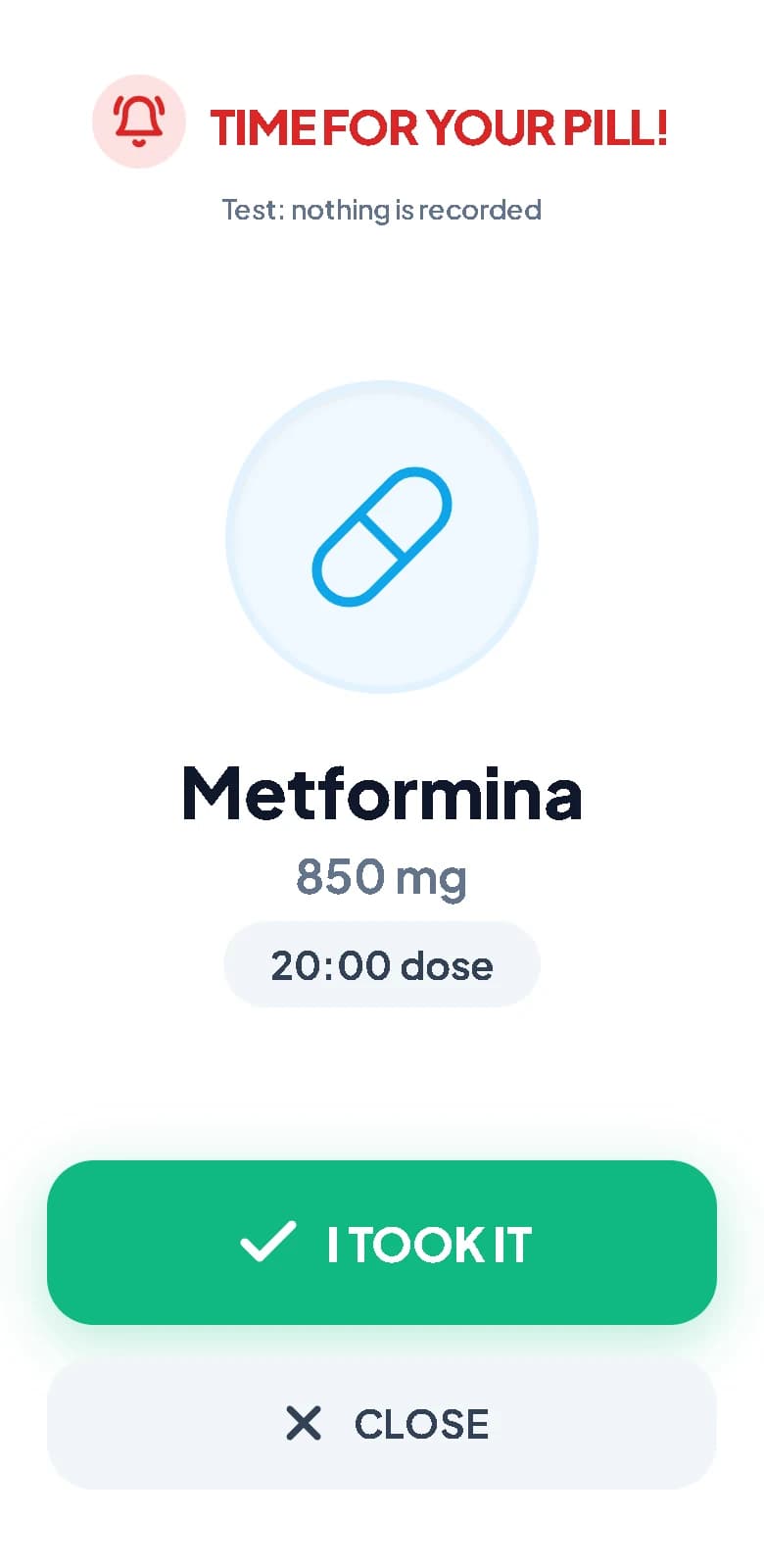 Medication with reminders
